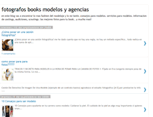 Tablet Screenshot of fotografos-books-modelos-y-agencias.blogspot.com