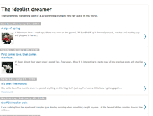 Tablet Screenshot of idealistdreamer.blogspot.com