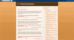 Desktop Screenshot of florenciainsurance.blogspot.com