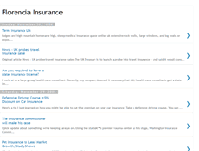 Tablet Screenshot of florenciainsurance.blogspot.com