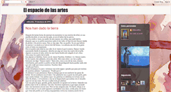 Desktop Screenshot of elespaciodelasartes.blogspot.com