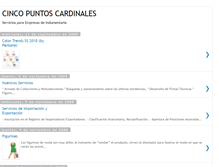Tablet Screenshot of cincopuntoscardinales.blogspot.com