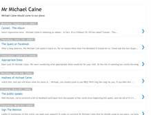 Tablet Screenshot of michaelcainecometoourplace.blogspot.com