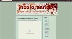 Desktop Screenshot of incoloreando.blogspot.com