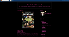 Desktop Screenshot of mariaomfilm.blogspot.com