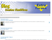 Tablet Screenshot of eventoscientificosextrafarma.blogspot.com