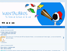 Tablet Screenshot of kuentalibros.blogspot.com