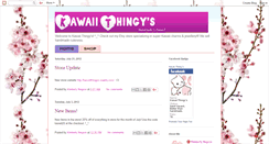 Desktop Screenshot of kawaiithingys.blogspot.com