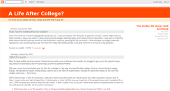 Desktop Screenshot of alifeaftercollege.blogspot.com