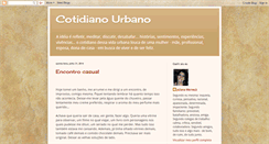 Desktop Screenshot of cotidiano-urbano.blogspot.com
