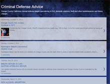 Tablet Screenshot of occriminaldefenselawyer.blogspot.com