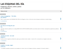 Tablet Screenshot of lasesquinasdeldia.blogspot.com