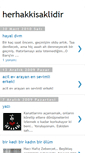 Mobile Screenshot of herhakkisaklidir.blogspot.com