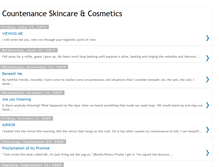Tablet Screenshot of countenancebeauty.blogspot.com