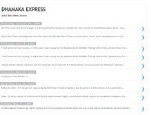 Tablet Screenshot of dhamakaexpress.blogspot.com