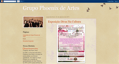 Desktop Screenshot of grupophoenixdeartes.blogspot.com