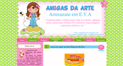 Desktop Screenshot of amigasdaarte1.blogspot.com