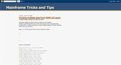 Desktop Screenshot of mainframe-tricks.blogspot.com