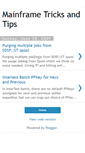 Mobile Screenshot of mainframe-tricks.blogspot.com