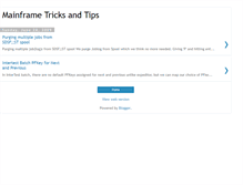 Tablet Screenshot of mainframe-tricks.blogspot.com