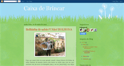 Desktop Screenshot of caixadebrincar.blogspot.com