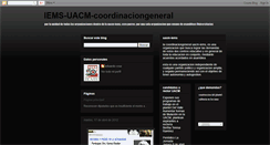 Desktop Screenshot of iems-uacm-coordinaciongeneral.blogspot.com