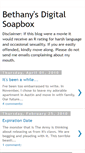 Mobile Screenshot of bethanysdigitalsoapbox.blogspot.com