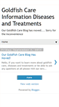 Mobile Screenshot of goldfish-care-information.blogspot.com