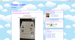 Desktop Screenshot of happyjomei.blogspot.com