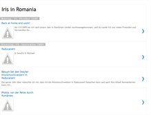 Tablet Screenshot of irisinromania.blogspot.com