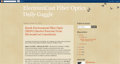Desktop Screenshot of electronicast-fiberoptic.blogspot.com