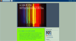 Desktop Screenshot of lacasadecitas.blogspot.com