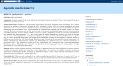 Desktop Screenshot of agenda-medicamente.blogspot.com