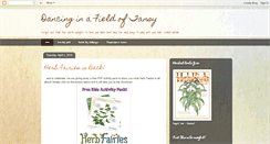 Desktop Screenshot of fieldoftansy.blogspot.com