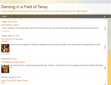 Tablet Screenshot of fieldoftansy.blogspot.com