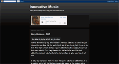 Desktop Screenshot of innovativemusic-pjones5387.blogspot.com