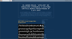 Desktop Screenshot of elmonorojo.blogspot.com