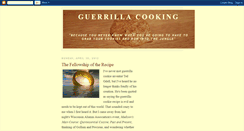 Desktop Screenshot of guerrillacooking.blogspot.com