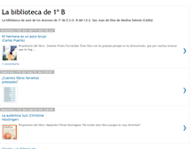 Tablet Screenshot of labibliotecadeprimero.blogspot.com