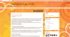 Desktop Screenshot of learningtolaughatlife.blogspot.com