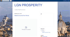 Desktop Screenshot of lgnprosperity-onlinebusiness08.blogspot.com