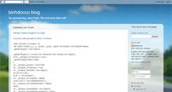 Desktop Screenshot of binhdocco.blogspot.com