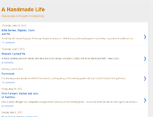 Tablet Screenshot of ahandmadelife.blogspot.com