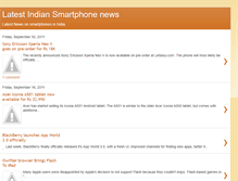 Tablet Screenshot of indian-smartphone-news.blogspot.com