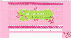 Desktop Screenshot of jaqueartesanatos.blogspot.com