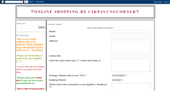 Desktop Screenshot of cikpayungcorner.blogspot.com