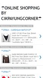 Mobile Screenshot of cikpayungcorner.blogspot.com