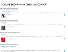 Tablet Screenshot of cikpayungcorner.blogspot.com