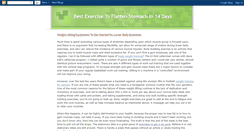 Desktop Screenshot of bestexercisetoflattenstomach.blogspot.com