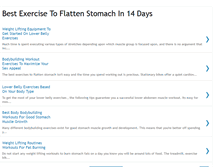 Tablet Screenshot of bestexercisetoflattenstomach.blogspot.com